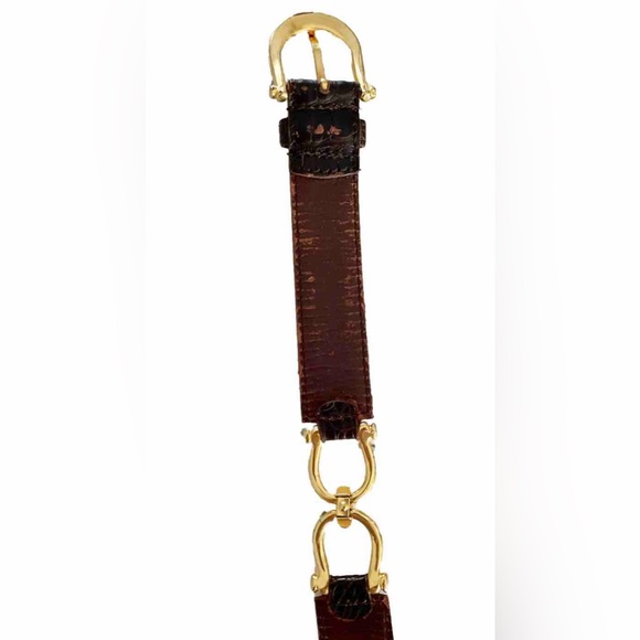 Vera Pelle Vintage Belt Genuine Leather I.DORE Made In Italy Women’s 70 - Picture 9 of 10